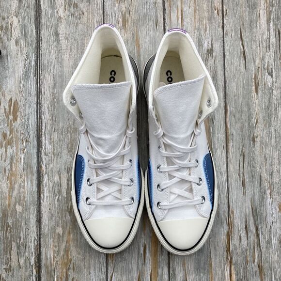 Converse Converse All Star Lift Platform Chrome Sneaker Shoes size 8 - Picture 3 of 15